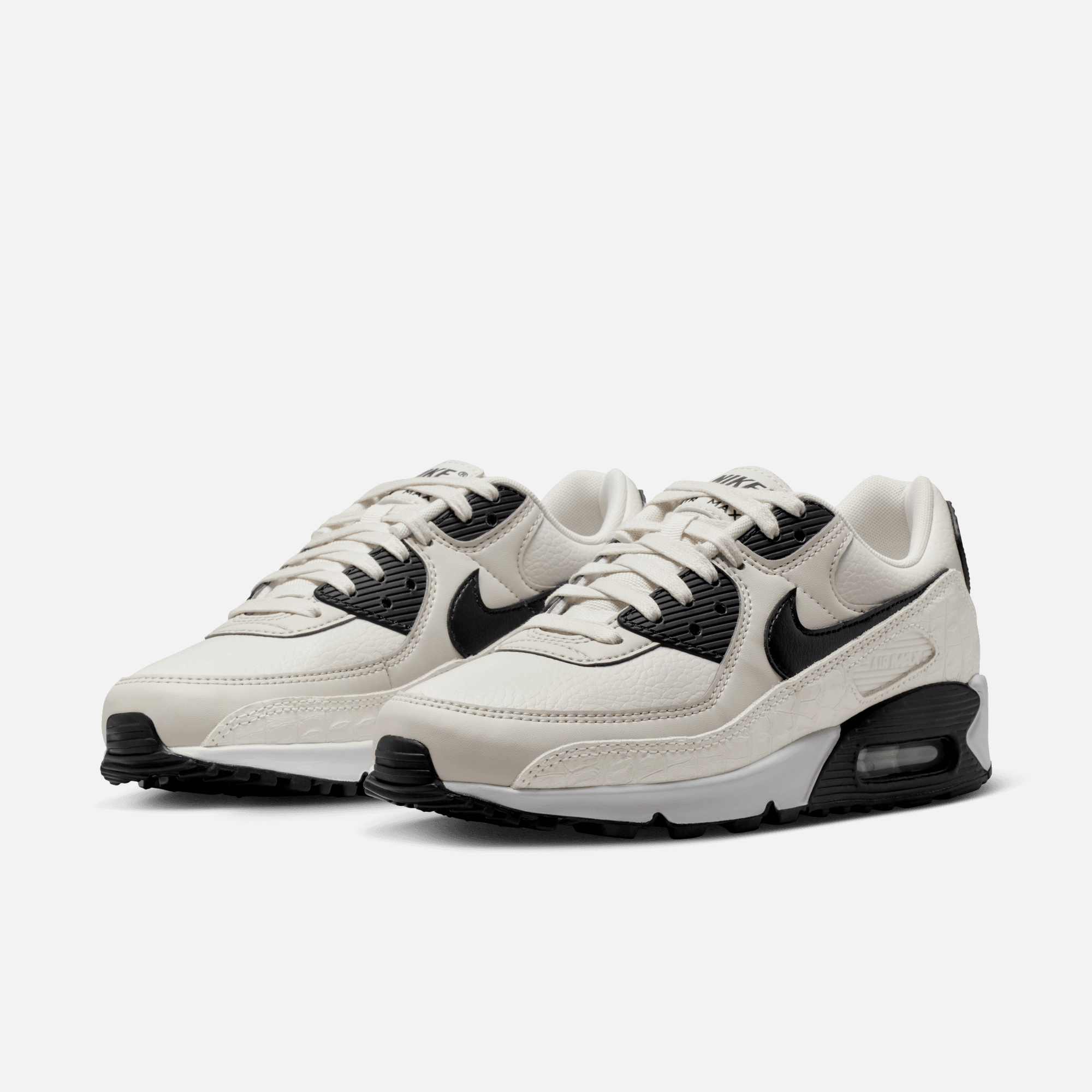 Nike Women's Air Max 90 Sail Black Croc