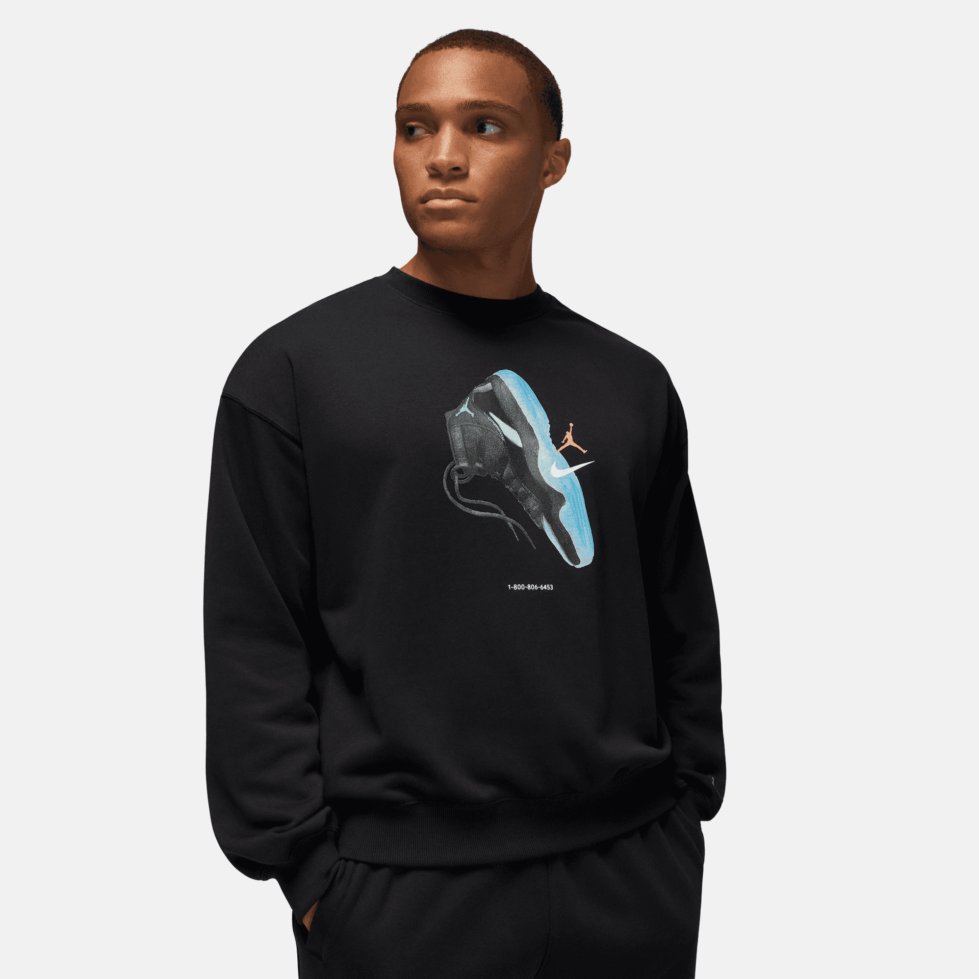 Air Jordan Brooklyn Fleece Gamma Crew-Neck Sweatshirt – Puffer Reds