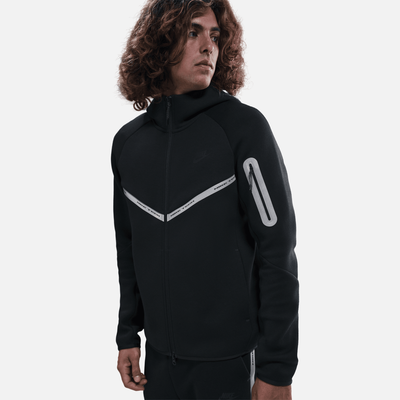 Nike Tech Fleece Windrunner Reflective Black Jacket