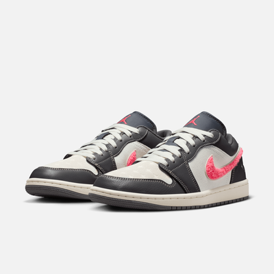 Air Jordan Women's 1 Low Graphite Hot Punch