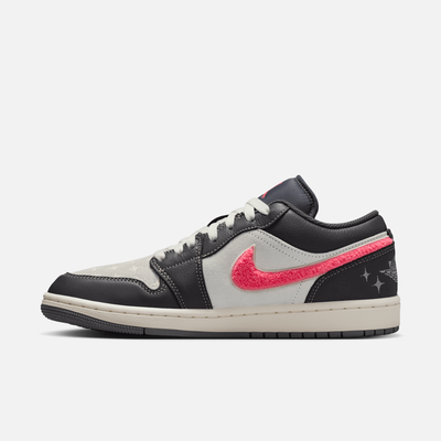 Air Jordan Women's 1 Low Graphite Hot Punch