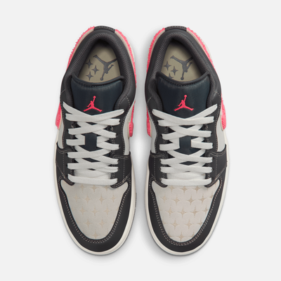 Air Jordan Women's 1 Low Graphite Hot Punch