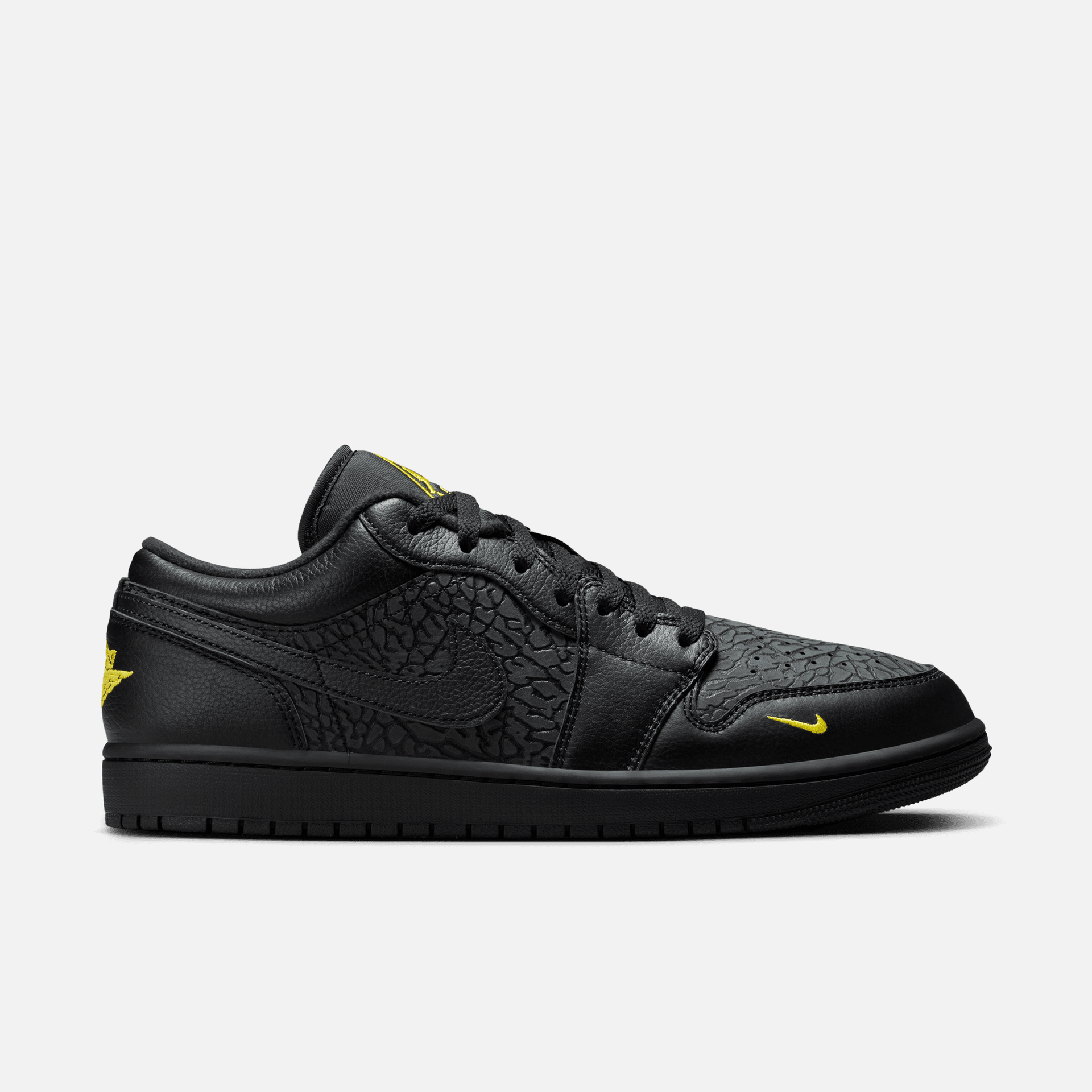 Air Jordan 1 Low Black Elephant Print – Puffer Reds