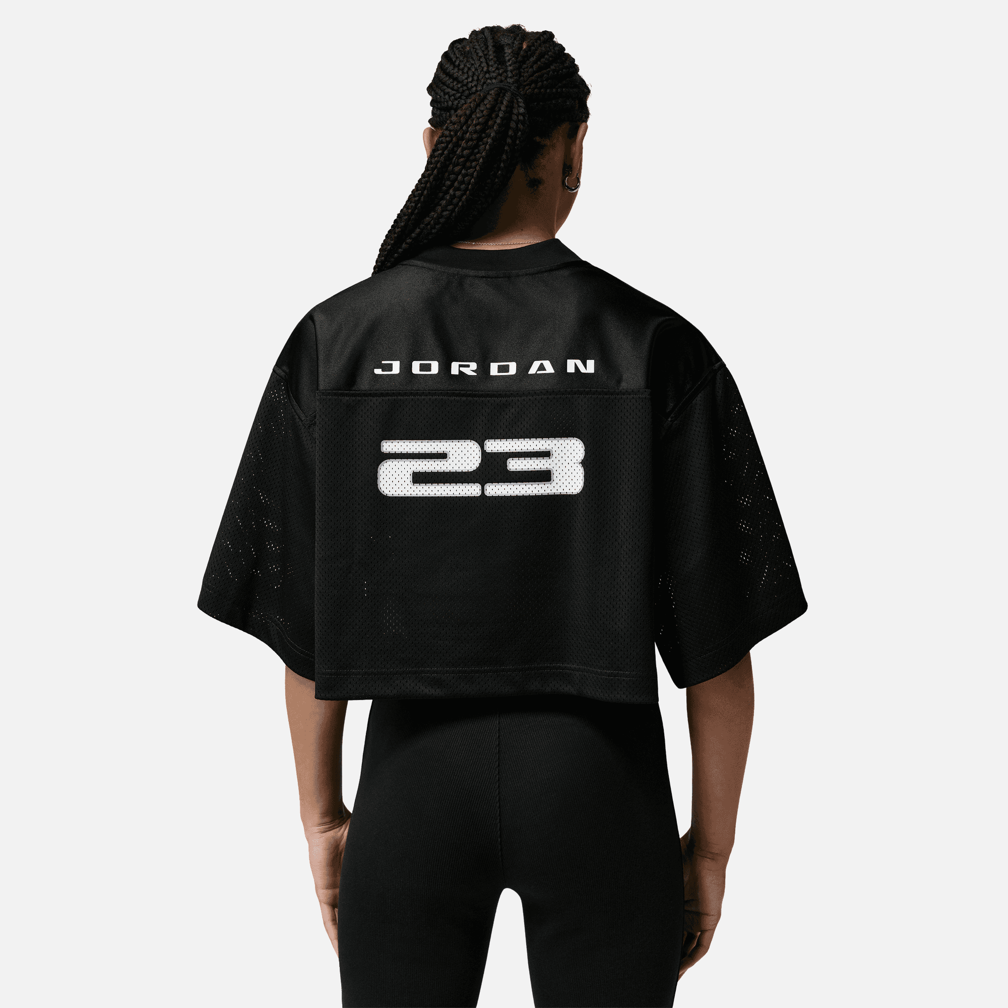 Air Jordan Women's Black Jersey Top