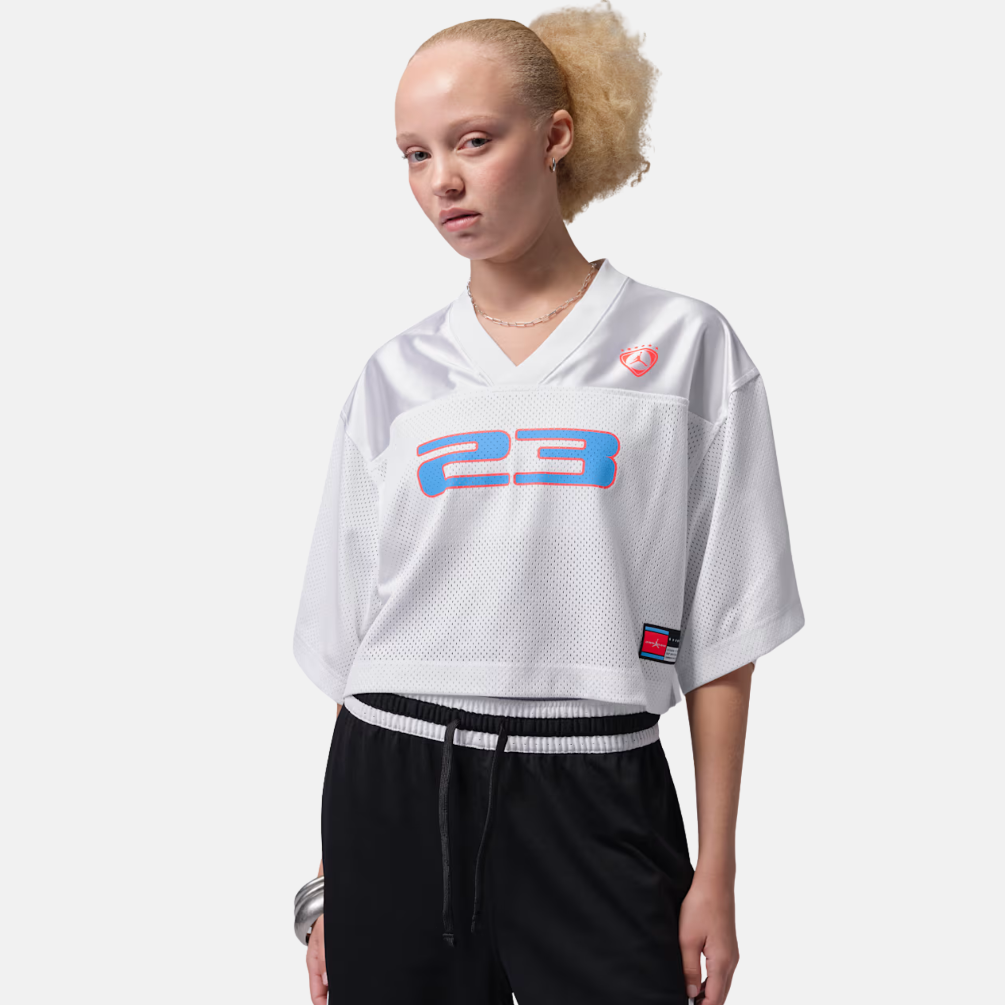 Air Jordan Women's White Jersey Top