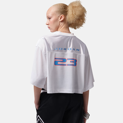 Air Jordan Women's White Jersey Top