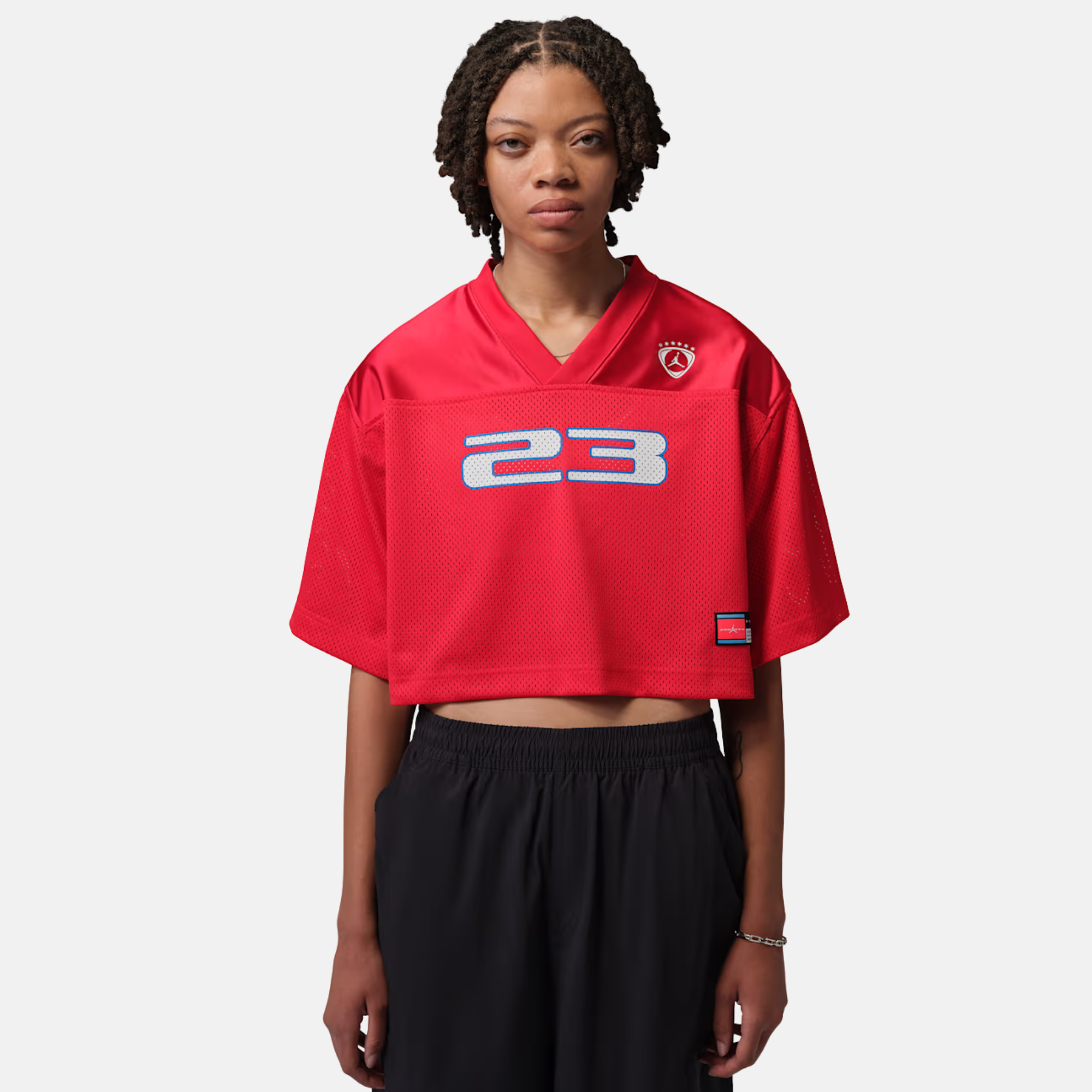 Air Jordan Women's Red Jersey Top