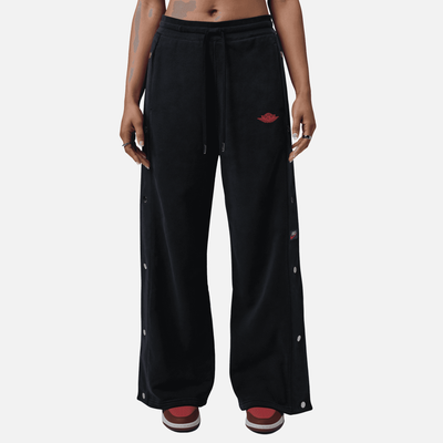 Air Jordan Women's Flight Black Snap Pants