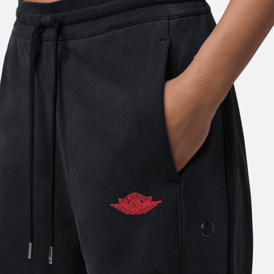 Air Jordan Women's Flight Black Snap Pants