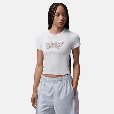 Air Jordan Women's Angel Wings Cream T-Shirt