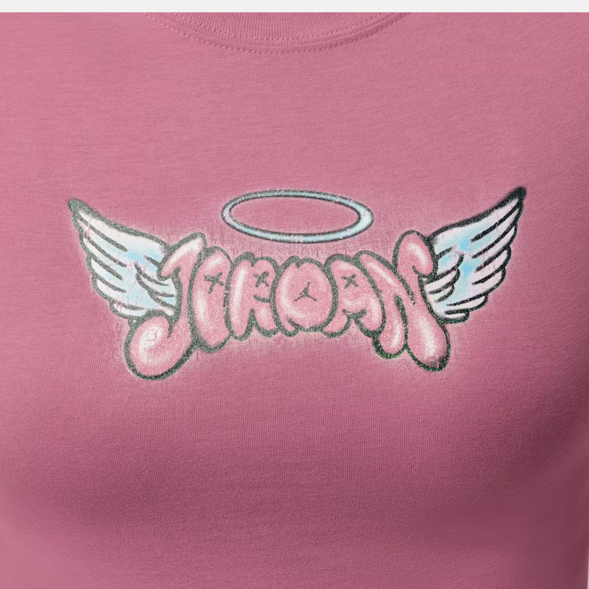 Air Jordan Women's Angel Wings Pink T-Shirt