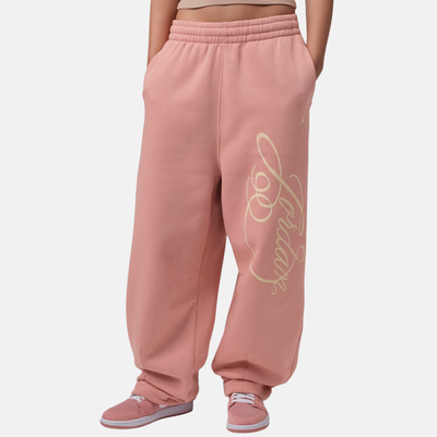 Air Jordan Women's Brooklyn Fleece Pink Fireside Pants