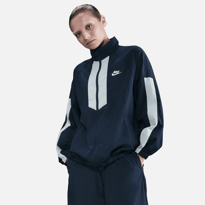 Nike Sportswear Women's Windrunner Oversized Navy Jacket