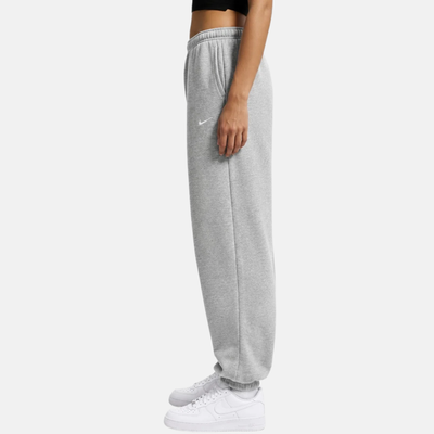 Nike Women's Studio High Waisted Oversized Cuffed Grey Pants