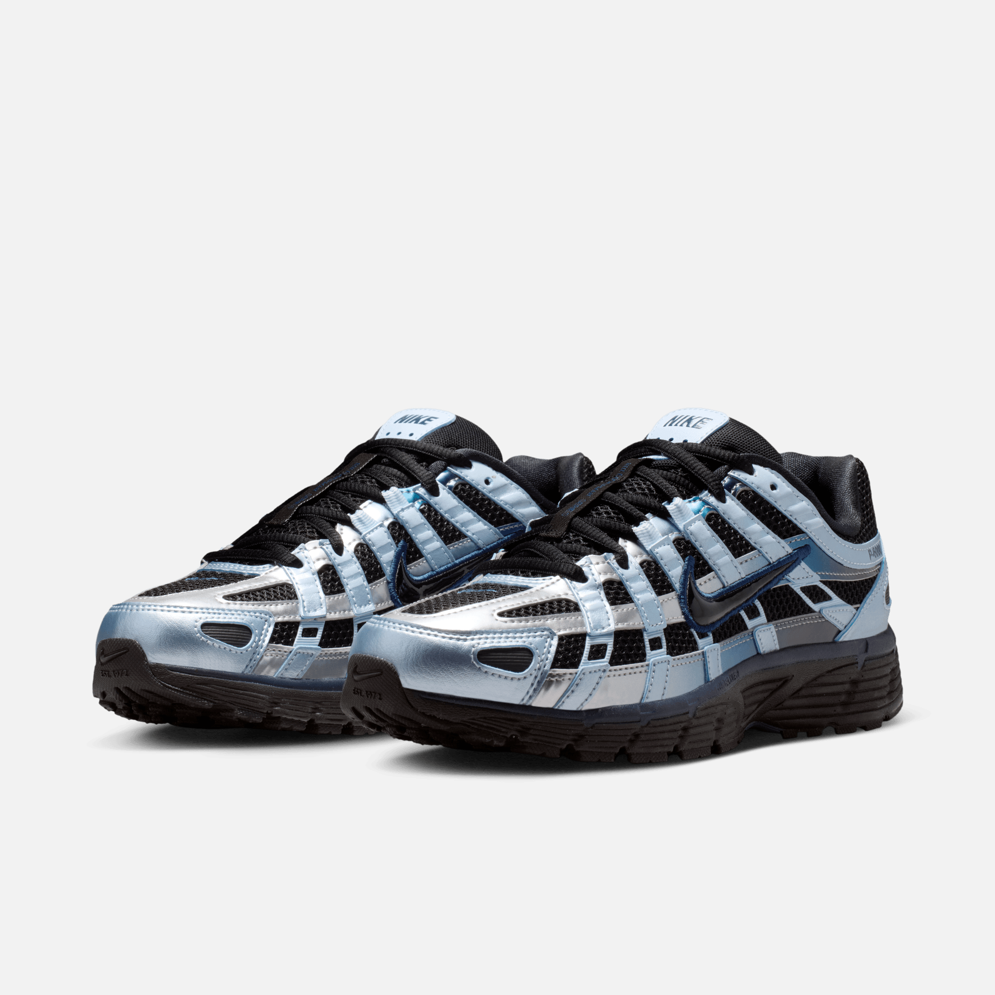 Nike Women's P-6000 Black Hydrogen Blue