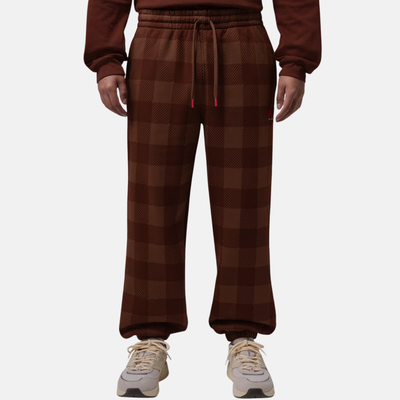 Air Jordan Brooklyn Brushed Fleece Brown Cuffed Pants