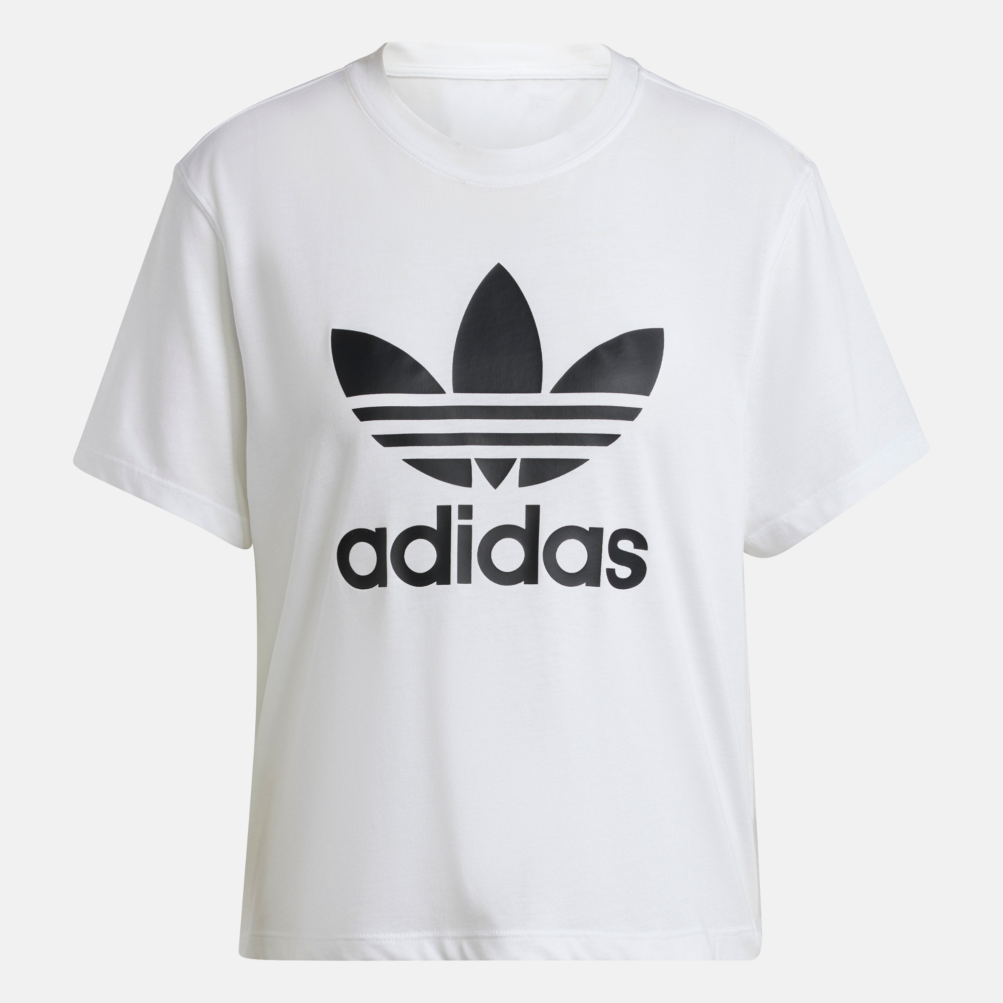 Adidas Adicolor Trefoil Boxy White T-Shirt