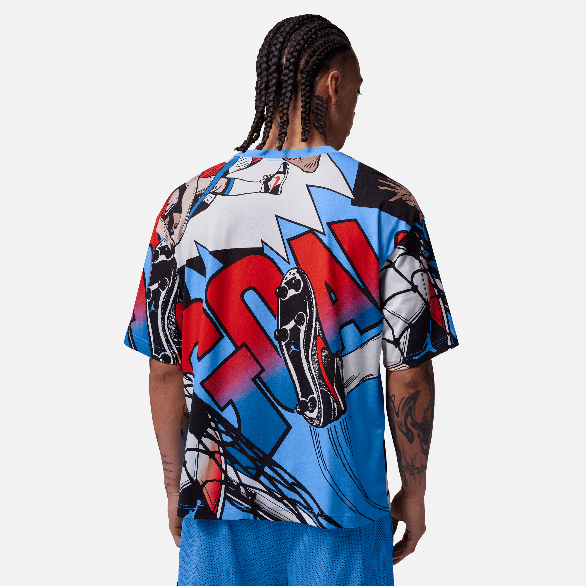 Air Jordan Brooklyn White Short Sleeve Graphic T-Shirt