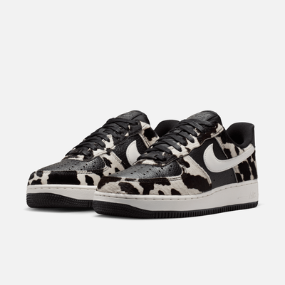 Nike Women's Air Force 1 Low Cow Print Black