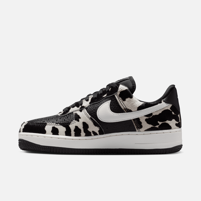 Nike Women's Air Force 1 Low Cow Print Black