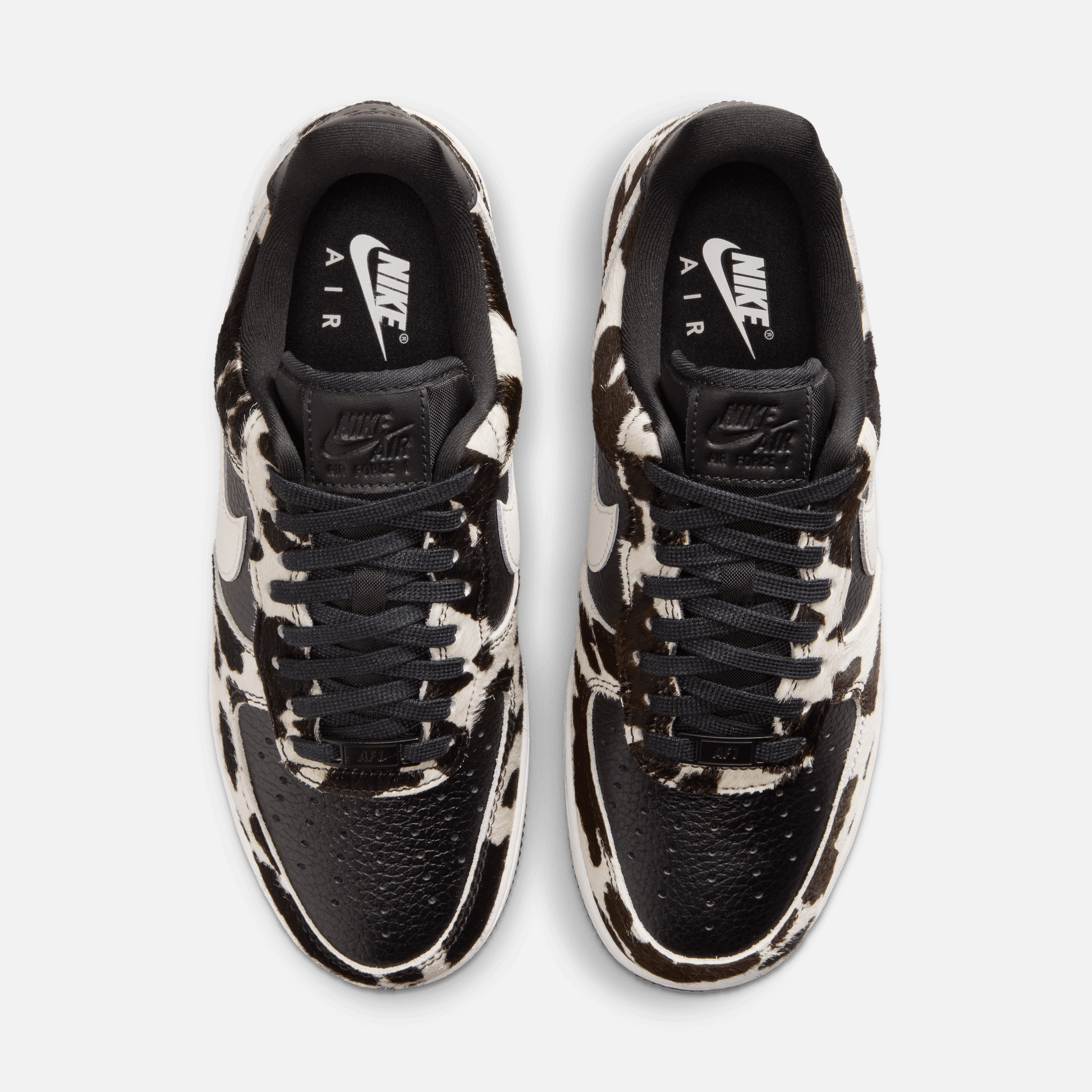 Nike Women's Air Force 1 Low Cow Print Black