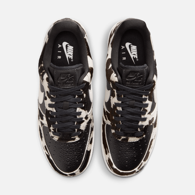 Nike Women's Air Force 1 Low Cow Print Black