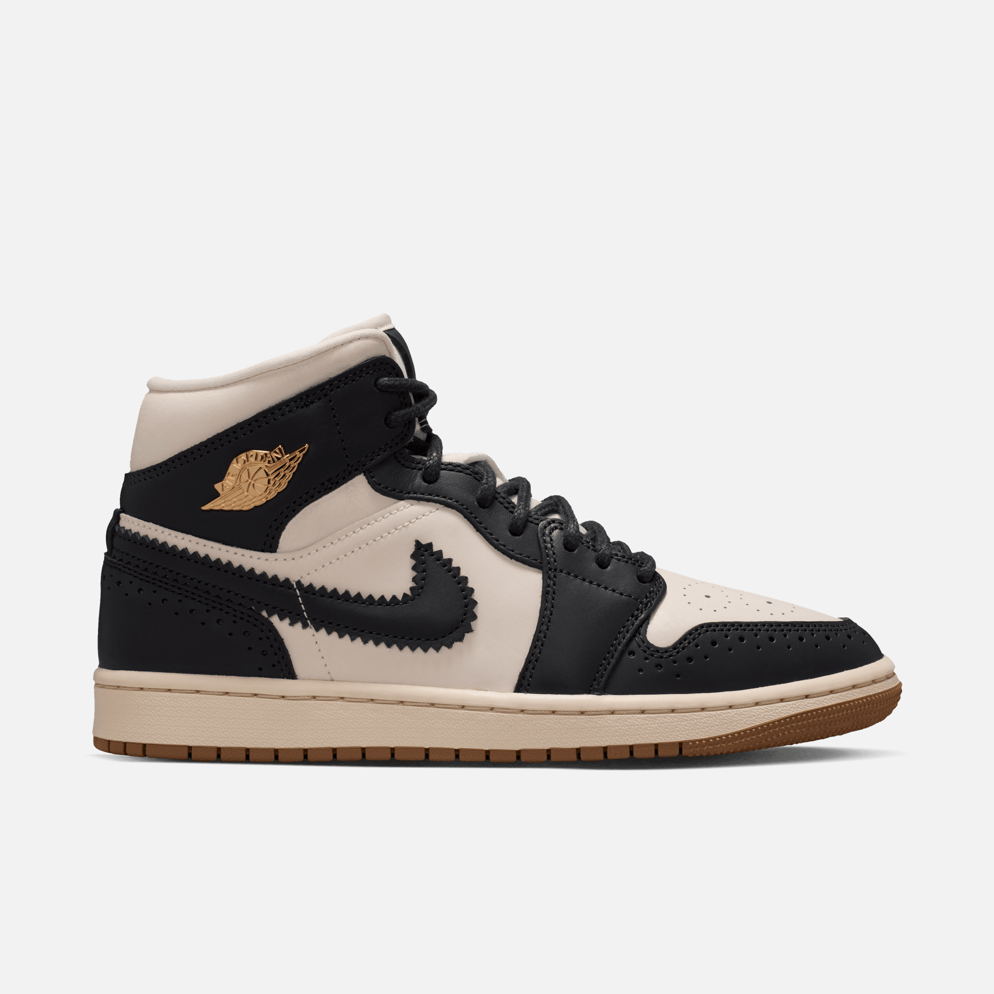 Air Jordan Women's 1 Mid SE Off Noir Chalk