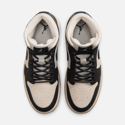 Air Jordan Women's 1 Mid SE Off Noir Chalk