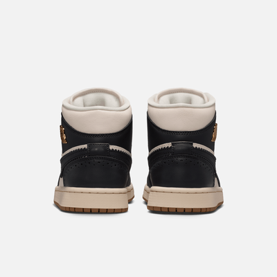 Air Jordan Women's 1 Mid SE Off Noir Chalk