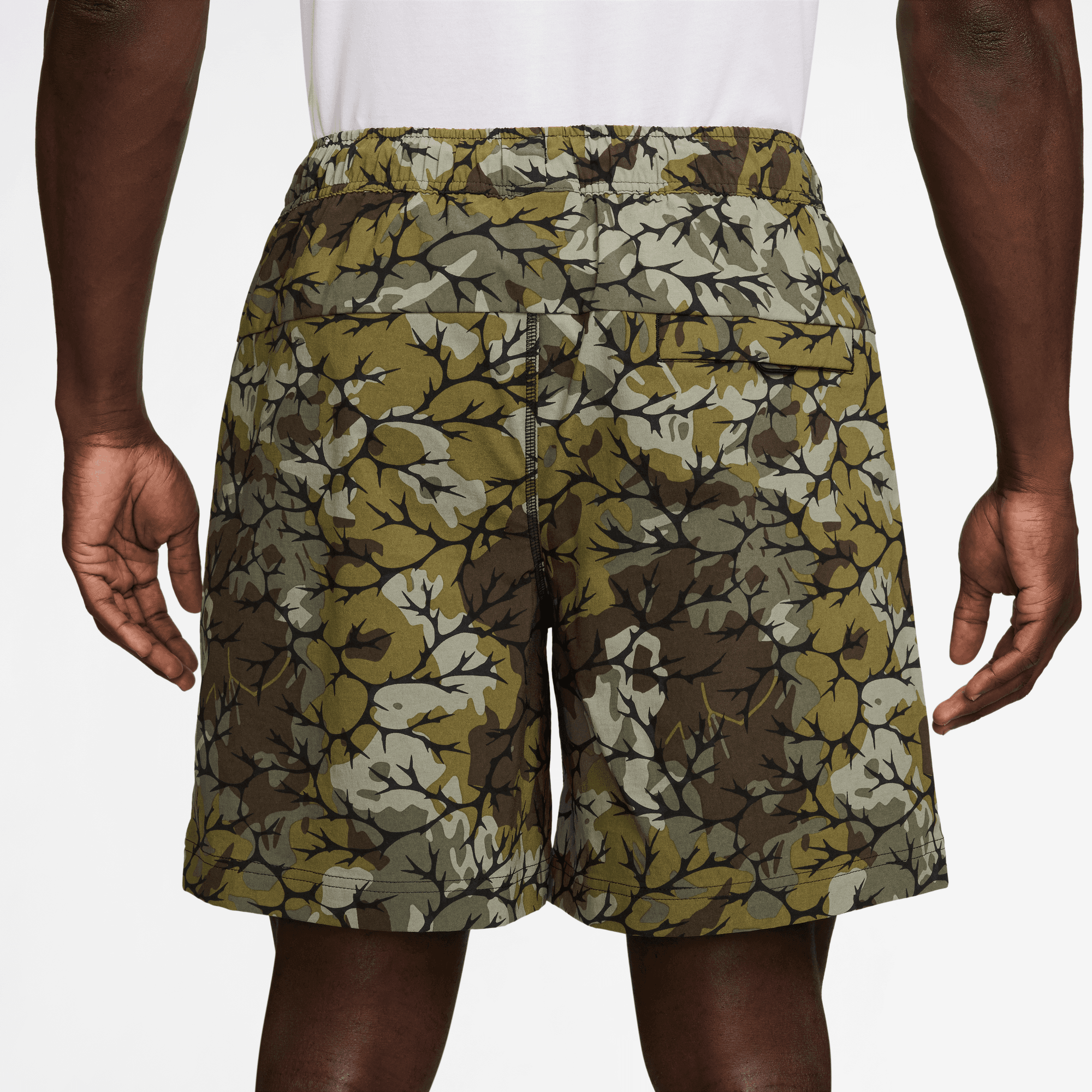 Nike Tech Camo Green Woven Shorts