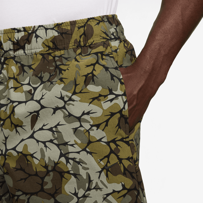 Nike Tech Camo Green Woven Shorts