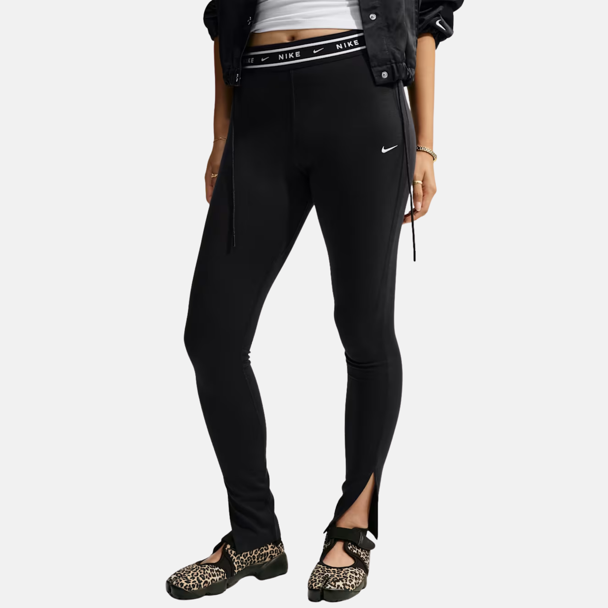 Nike Women's Sportswear Chill Knit High-Waisted Open-Hem Leggings