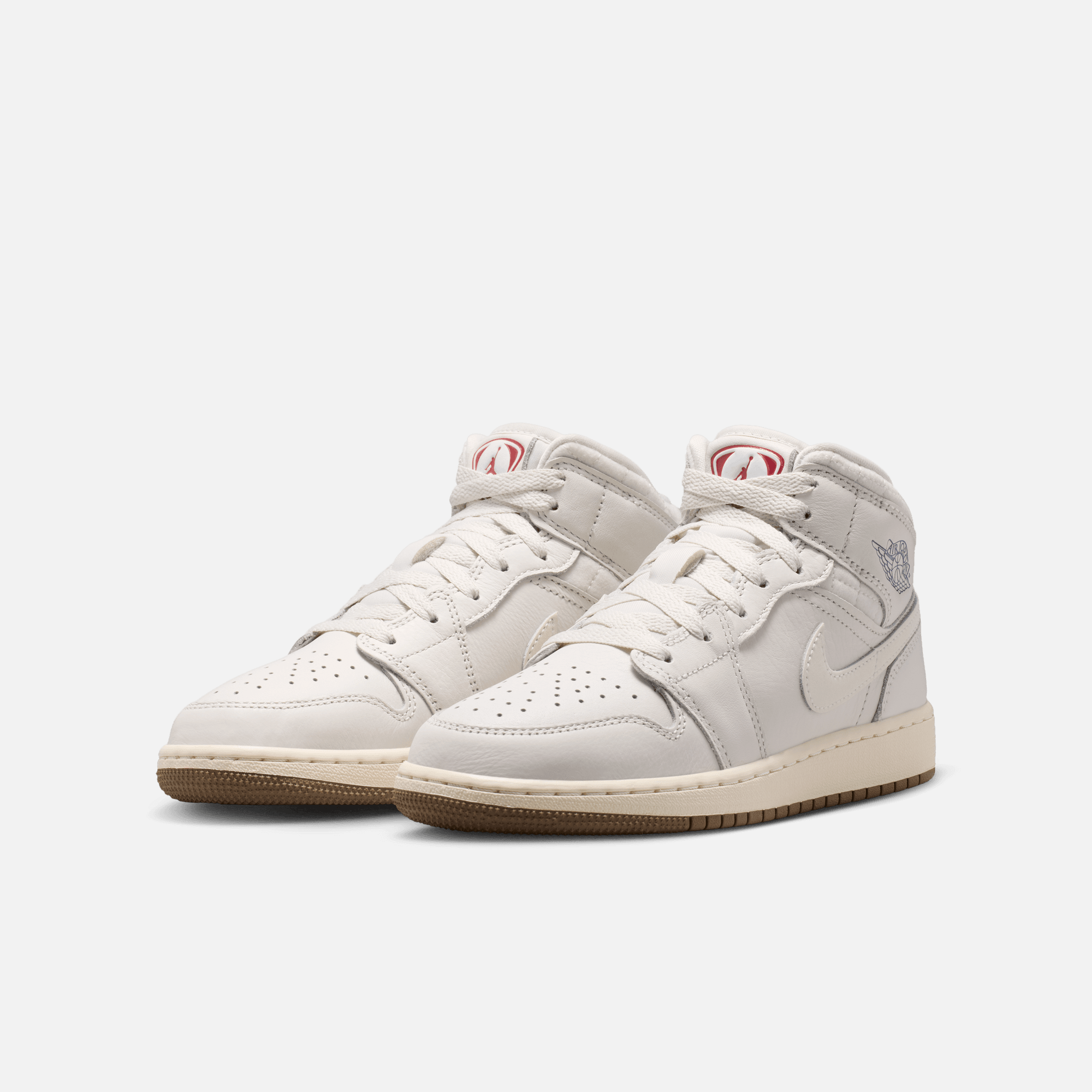 Air Jordan Big Kids' 1 Mid SE Phantom Sail (GS)