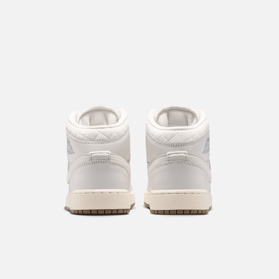 Air Jordan Big Kids' 1 Mid SE Phantom Sail (GS)