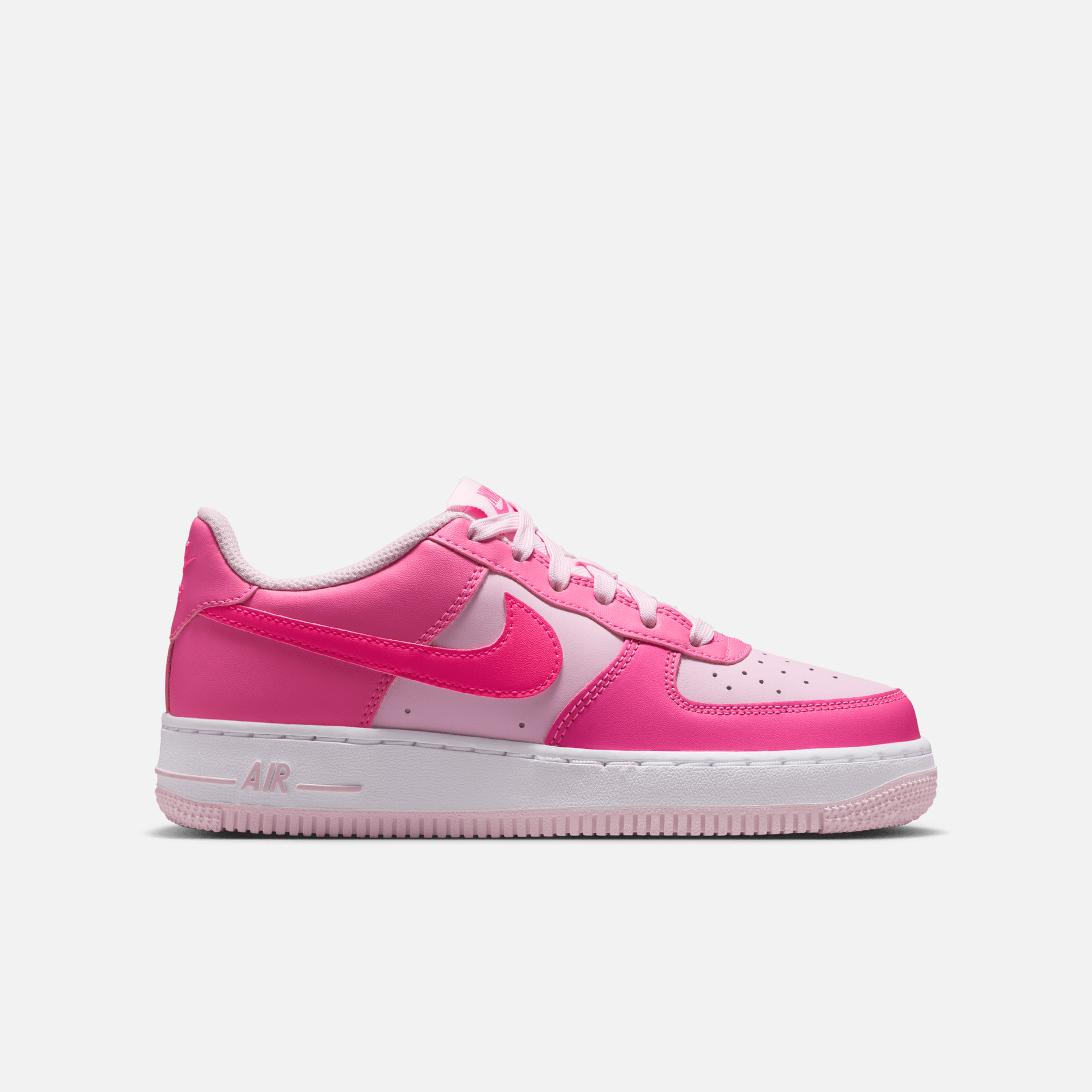 Nike Big Kids' Air Force 1 Low Pinksicle Pink Foam (GS) – Puffer Reds