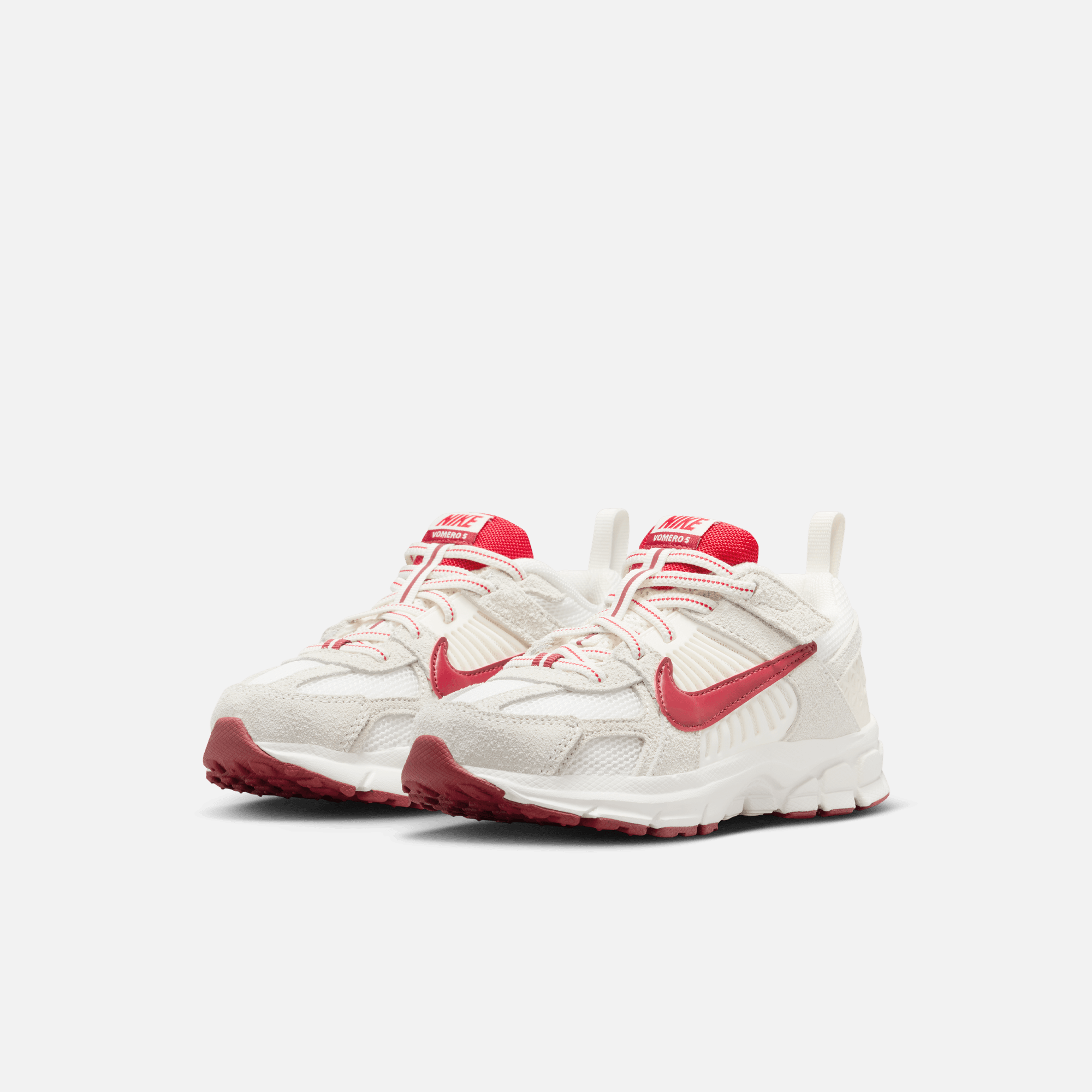 Nike Kids' Vomero 5 SE Sail Crimson University Red (PS)