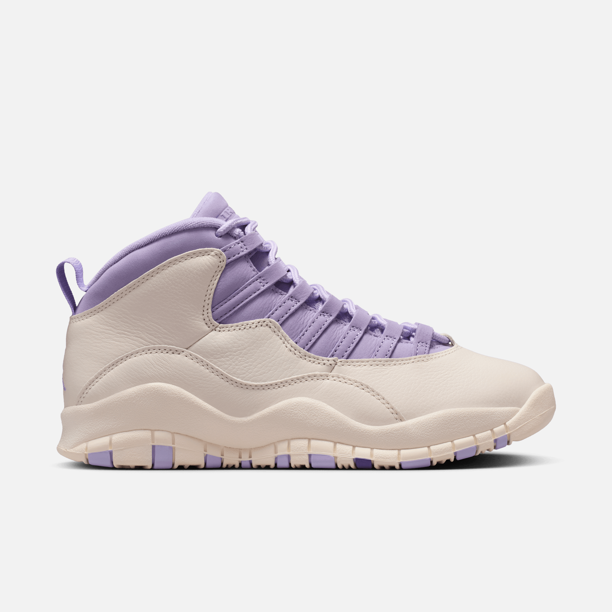 pink and grey jordan 10