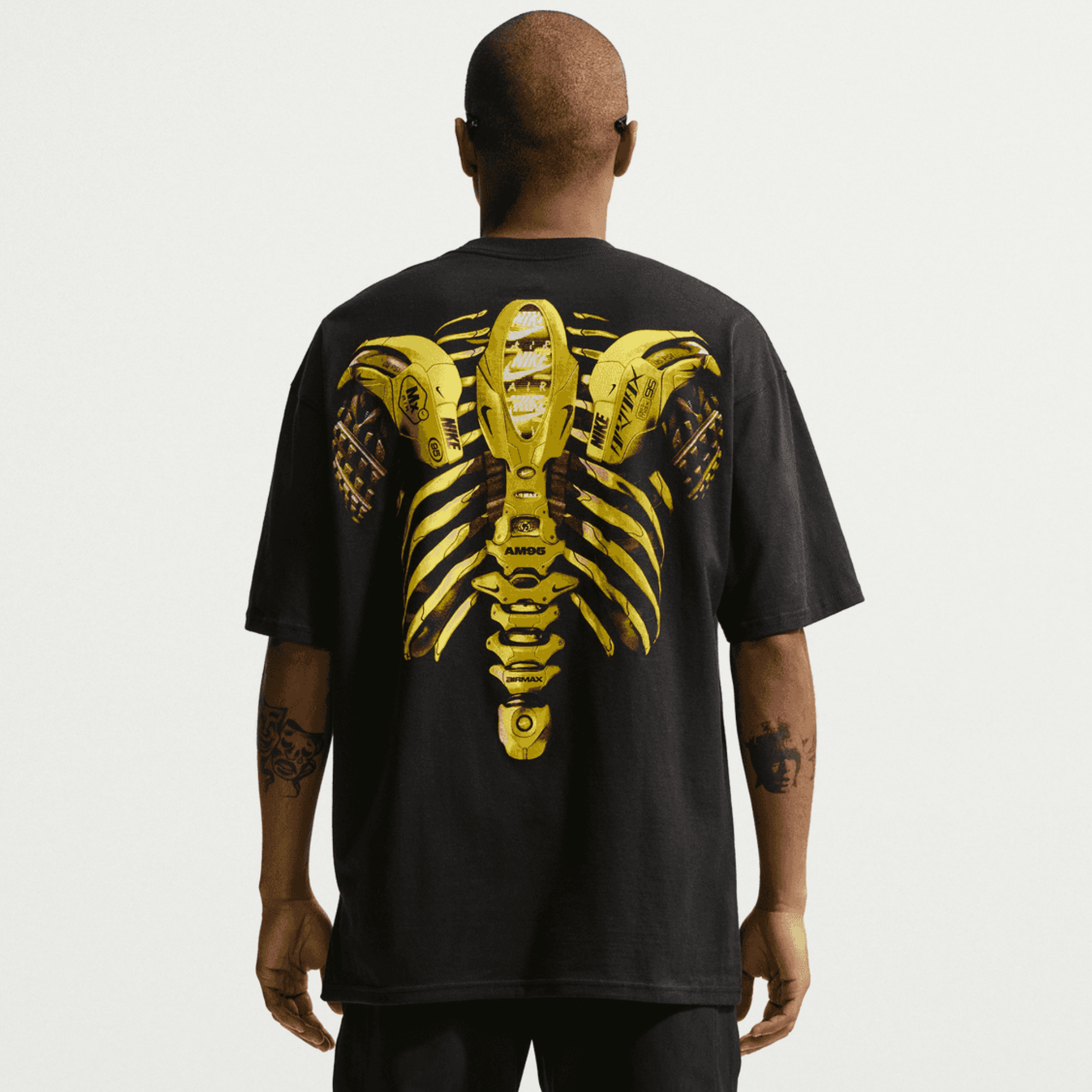 Nike Sportswear Max90 Black Neon Yellow T-Shirt