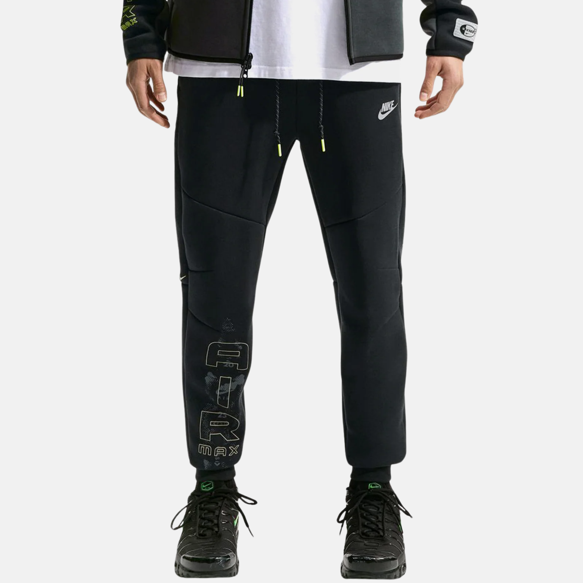 Nike Tech Air Max Fleece Black Joggers