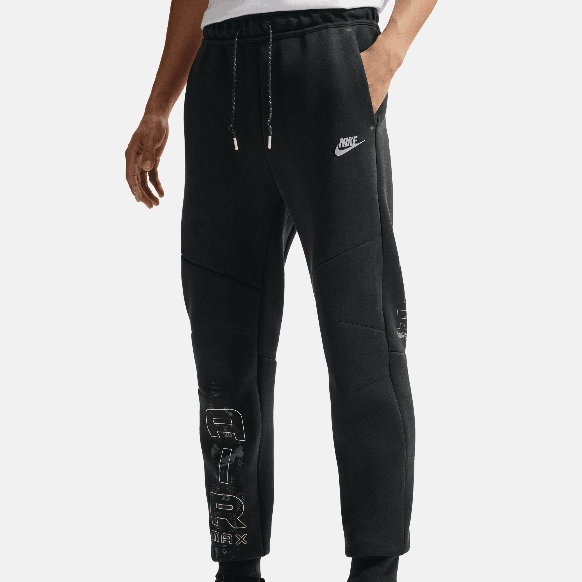 Nike Tech Air Max Fleece Black Joggers