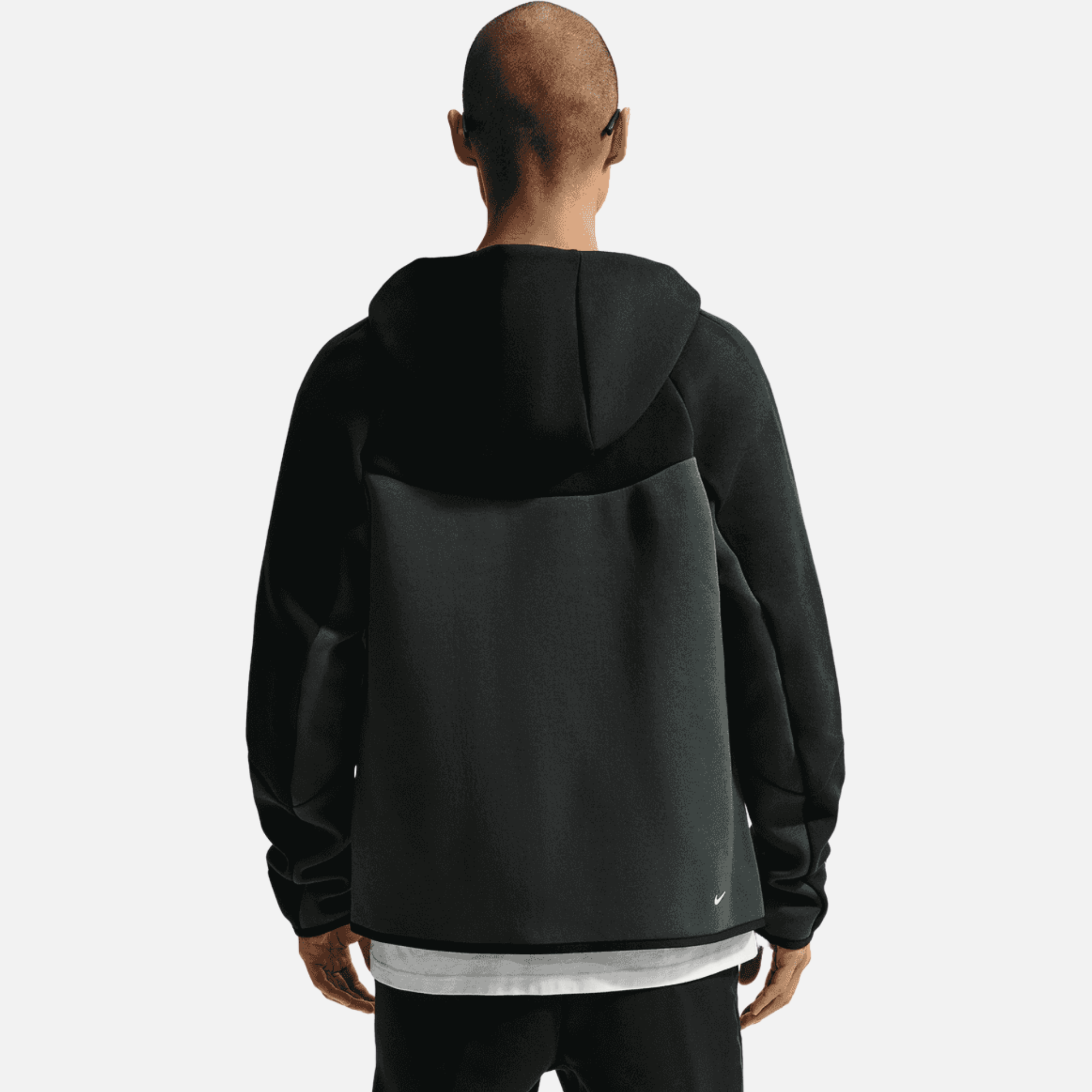 Nike Tech Black Neon Fleece Full-Zip Windrunner Jacket