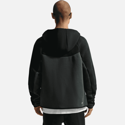 Nike Tech Black Neon Fleece Full-Zip Windrunner Jacket