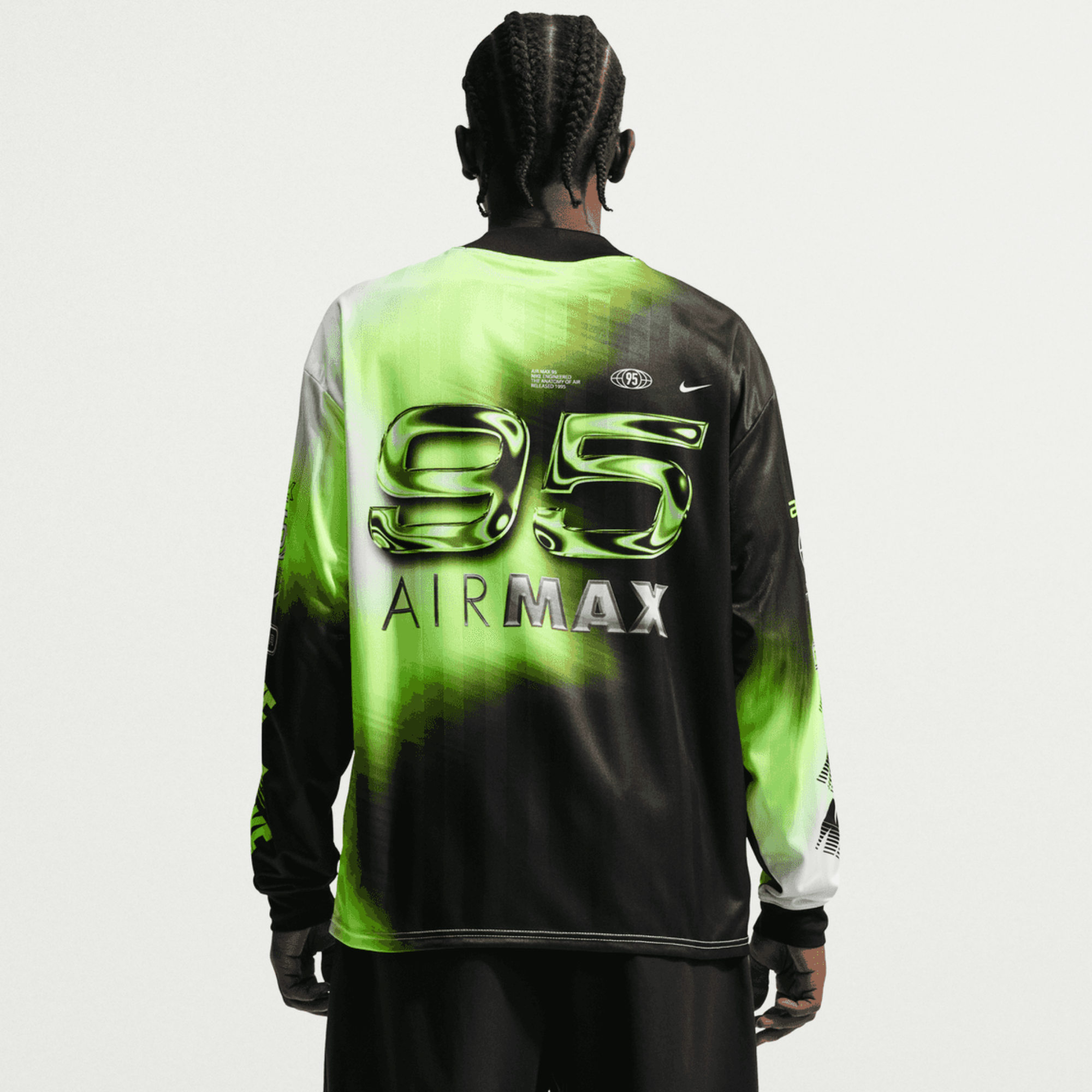 Nike Dri-Fit Air Max Green Soccer Jersey