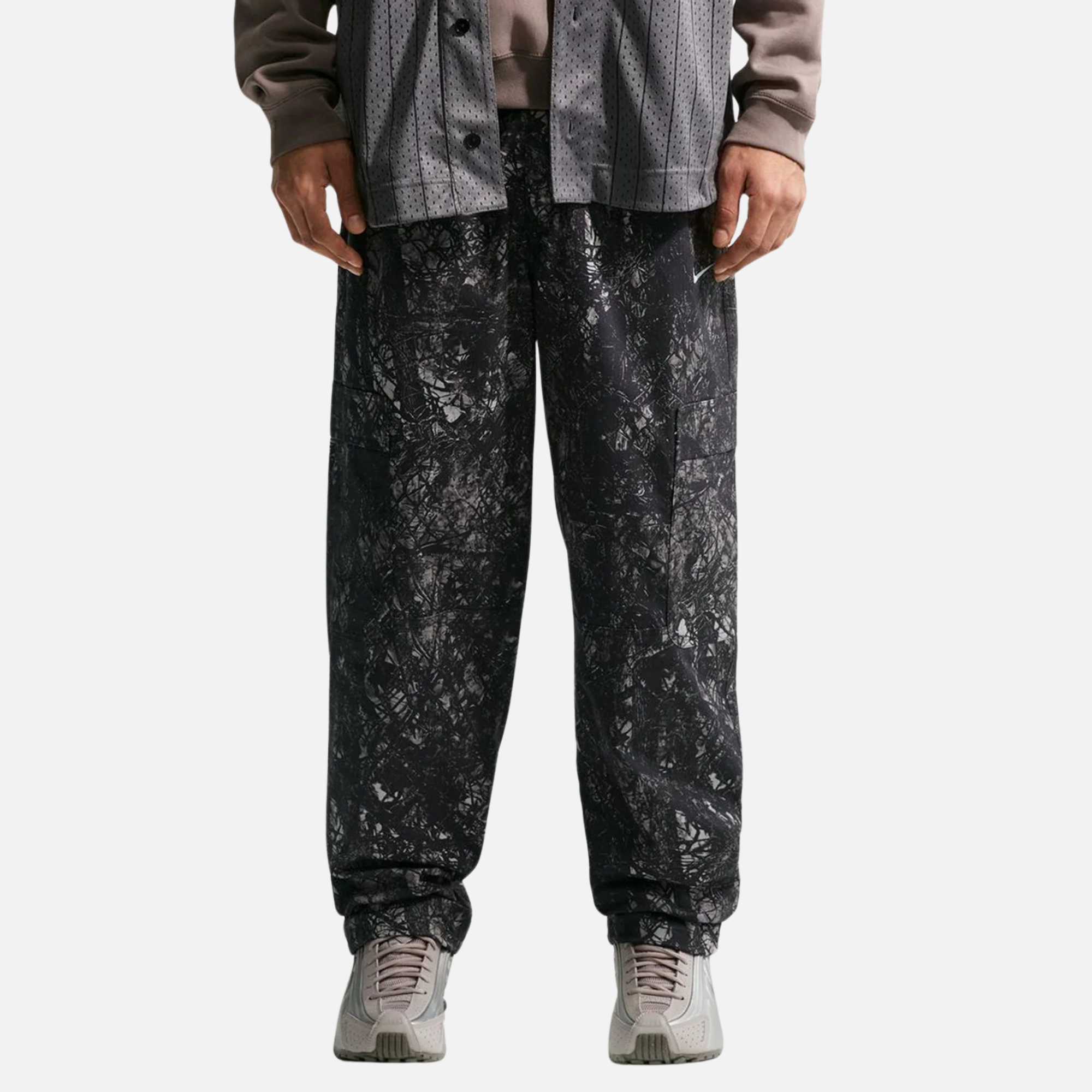Nike Club Black Woven Cargo Pants