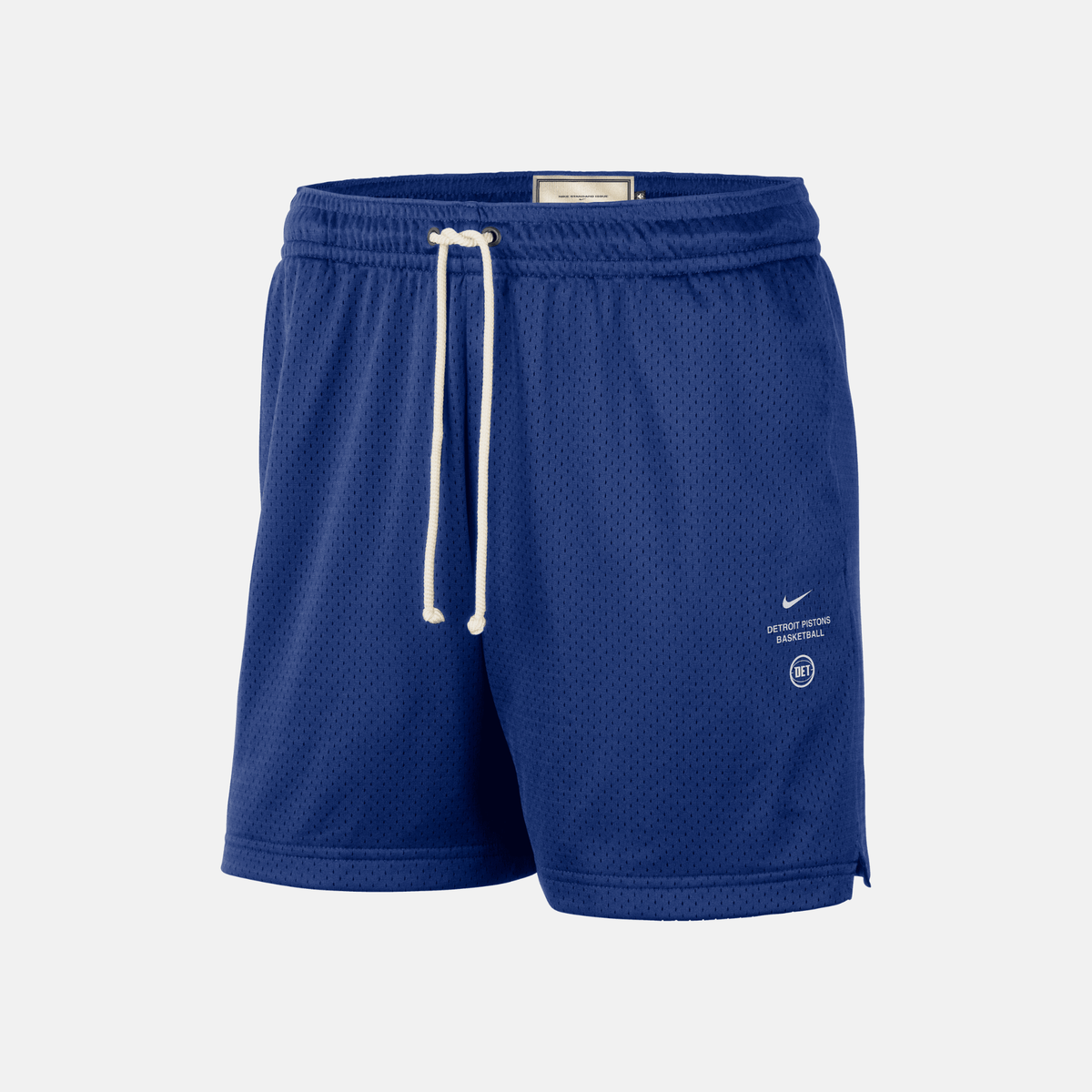 Nike Detroit Pistons Dri-Fit Mesh 5" Blue Shorts