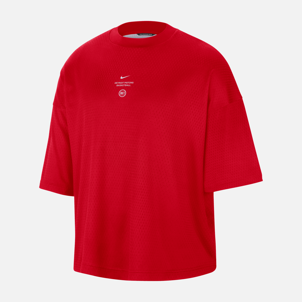 Nike Detroit Pistons Red Dri-Fit T-Shirt