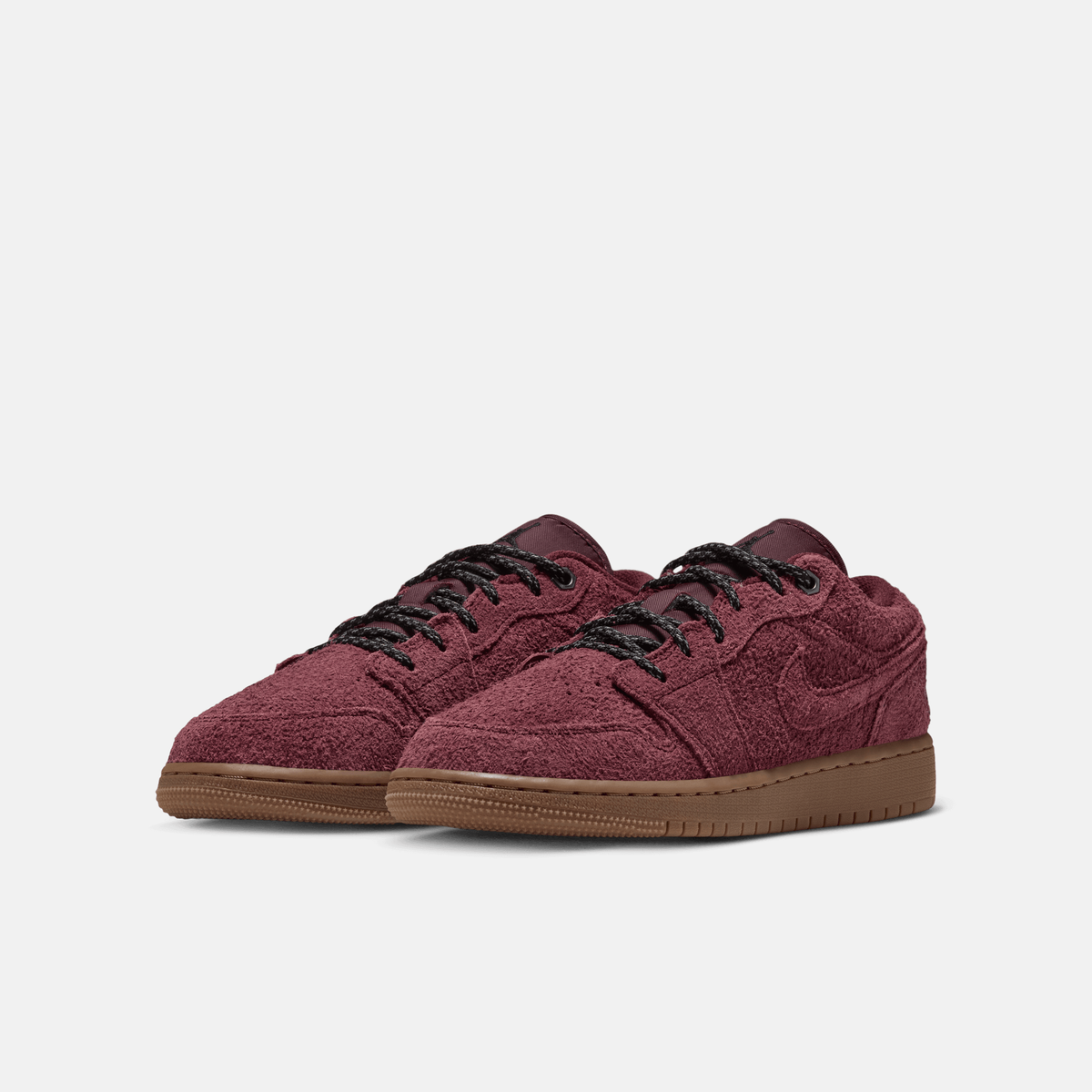 Air Jordan Big Kids' 1 Low Dark Team Red Gum (GS)