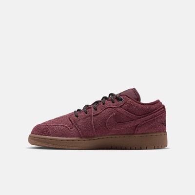 Air Jordan Big Kids' 1 Low Dark Team Red Gum (GS)
