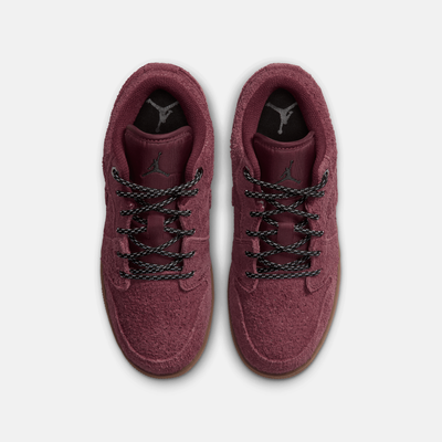 Air Jordan Big Kids' 1 Low Dark Team Red Gum (GS)