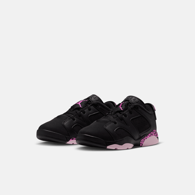 Air Jordan Kids' 6 Retro Low Black Pink Foam (PS)